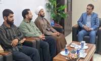 دیدار جانشین سپاه بندرلنگه با رئیس دانشکده علوم پزشکی غرب هرمزگان